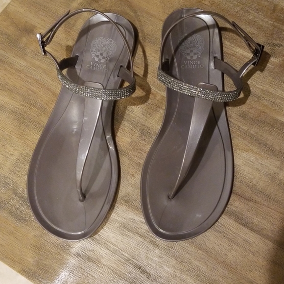 Vince Camuto Crystal Grey Sandals - Picture 2 of 2